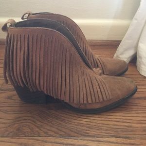 Coconuts by Matisse fringe booties