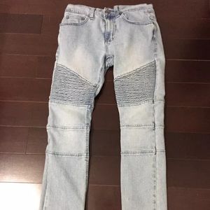 RSQ Skinny Tapered Biker Jeans Men