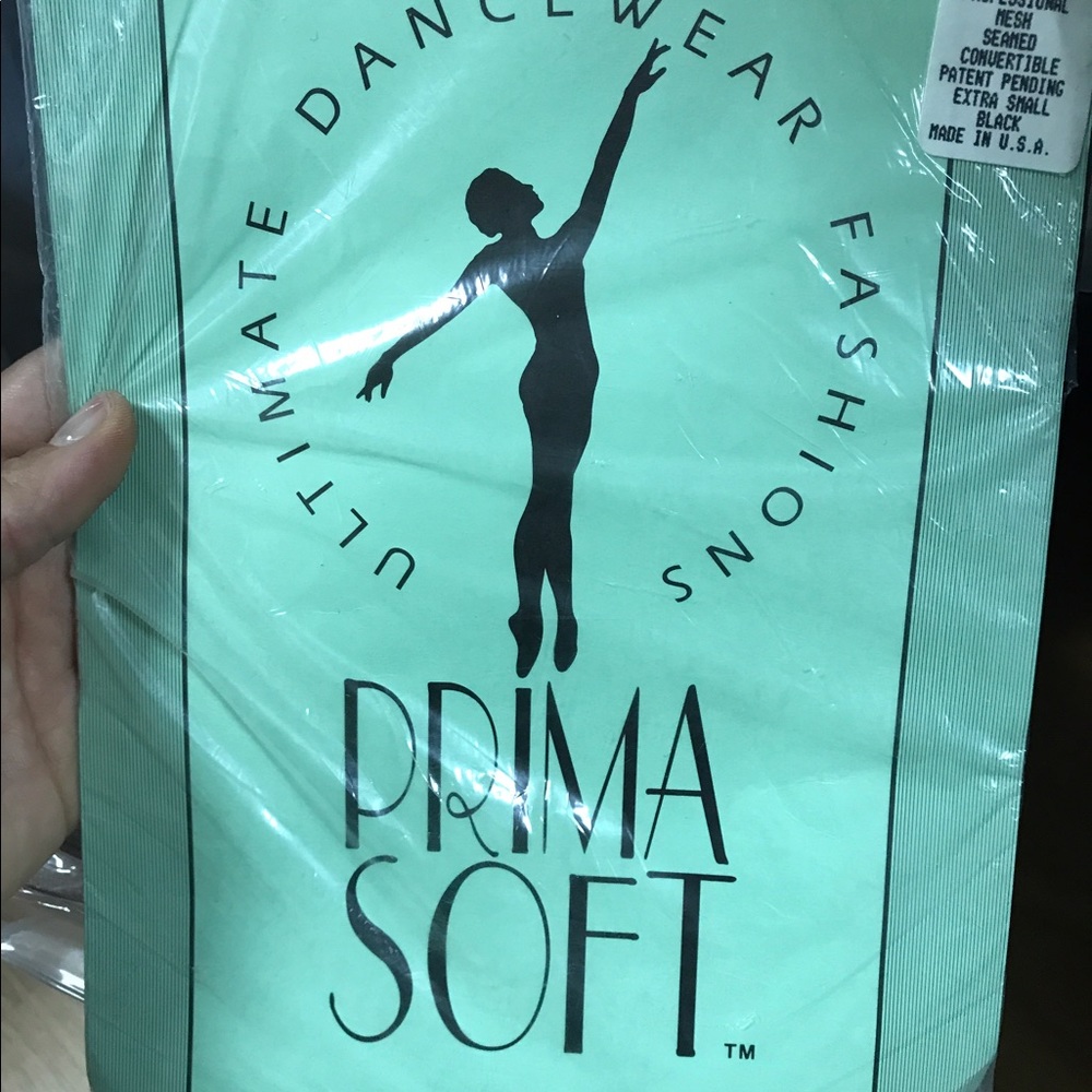 Prima Soft mesh dance tights with seam XS