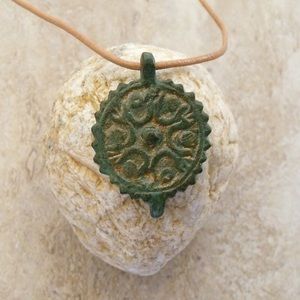 Authentic Byzantine necklace pendant 1400 A.D.