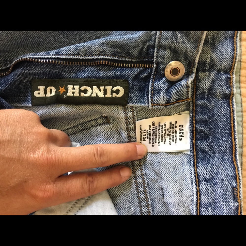 Men's cinch jeans 31 x 34