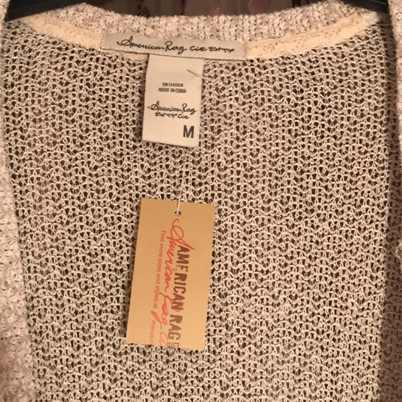 | American Rag | Lace High Low Cardigan - Picture 4 of 4