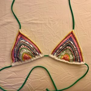 Large Victoria's Secret Beaded Bikini Top