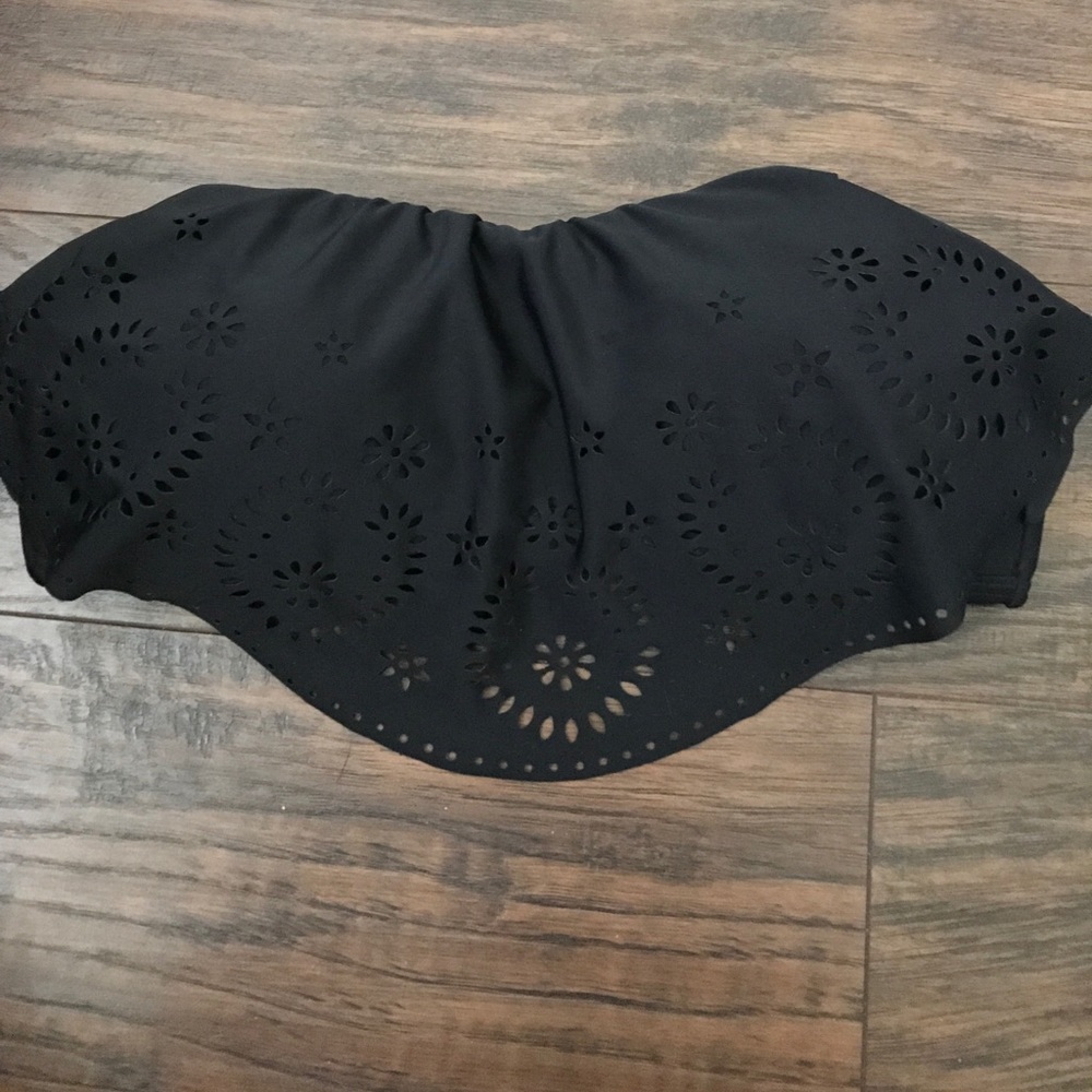 black bikini top