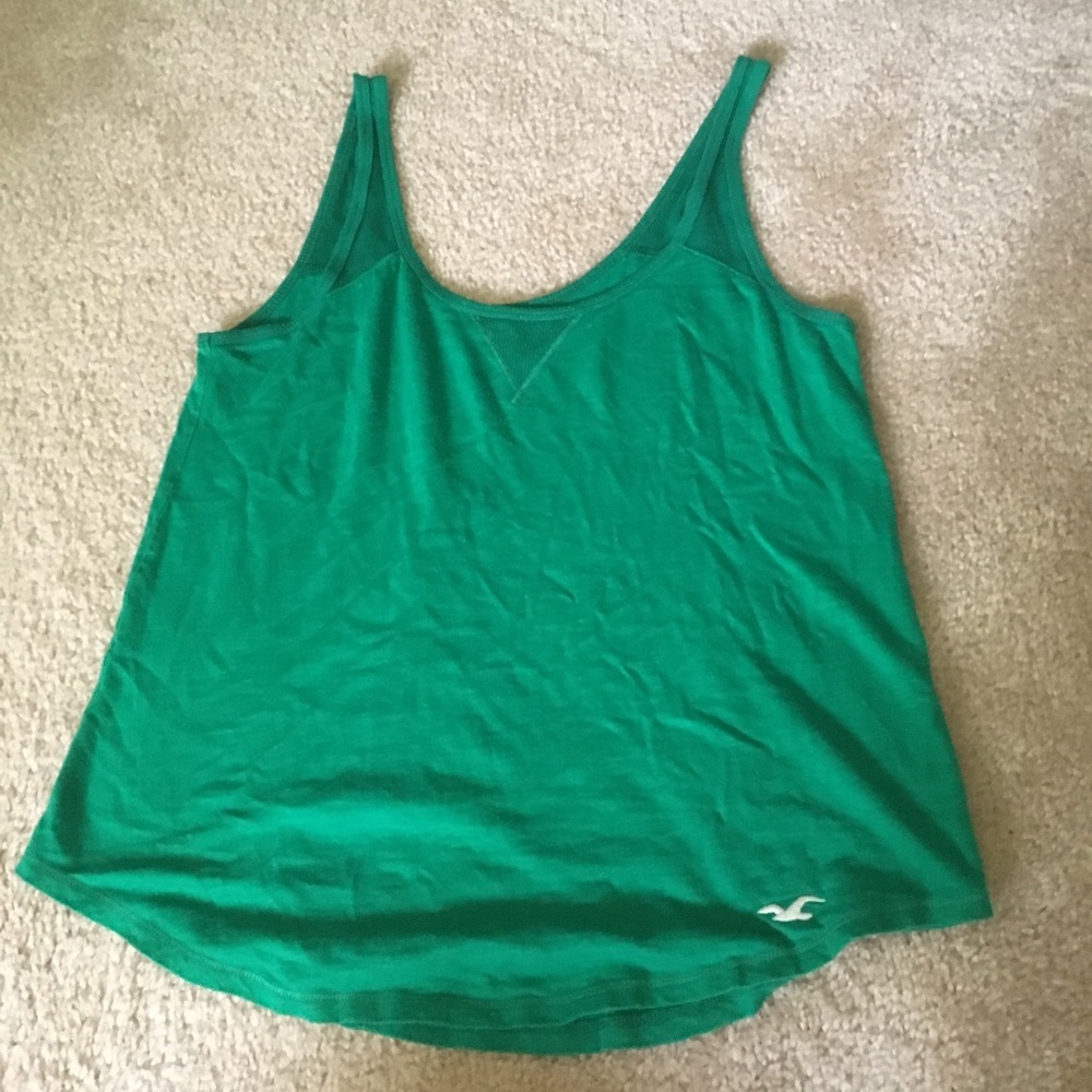 Green Hollister tank