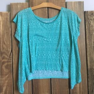 American Eagle turquoise shirt