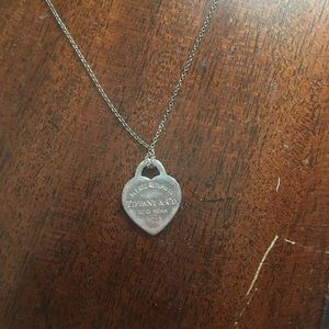 Tiffany Heart Tag Pendant Necklace