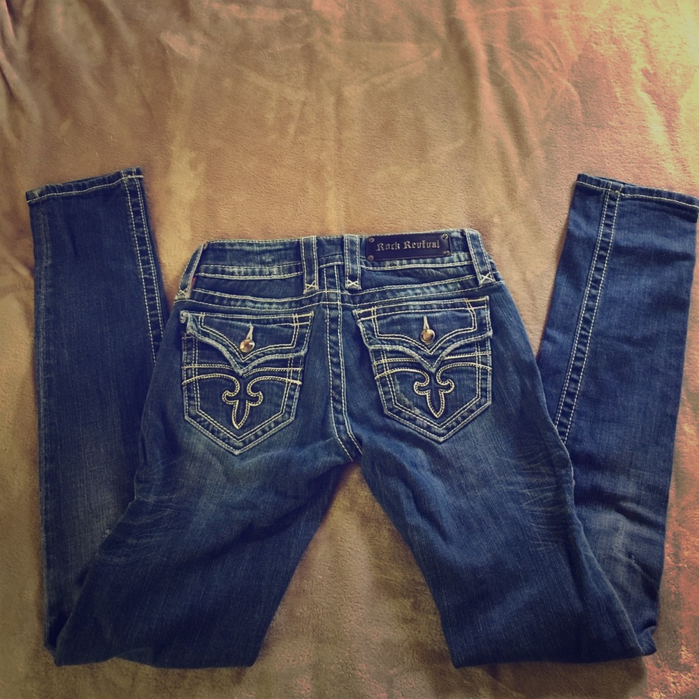 Rock Revival Celine Skinny Sz 27 x 31