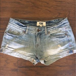 Victoria secret "pink" brand jean shorts