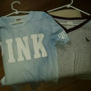 2 PINK SHIRTS!
