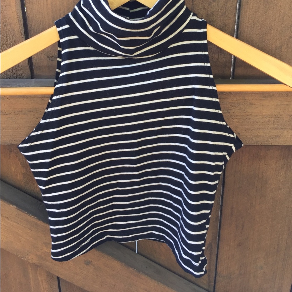 American Apparel- turtleneck tank top