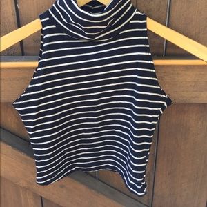 American Apparel- turtleneck tank top