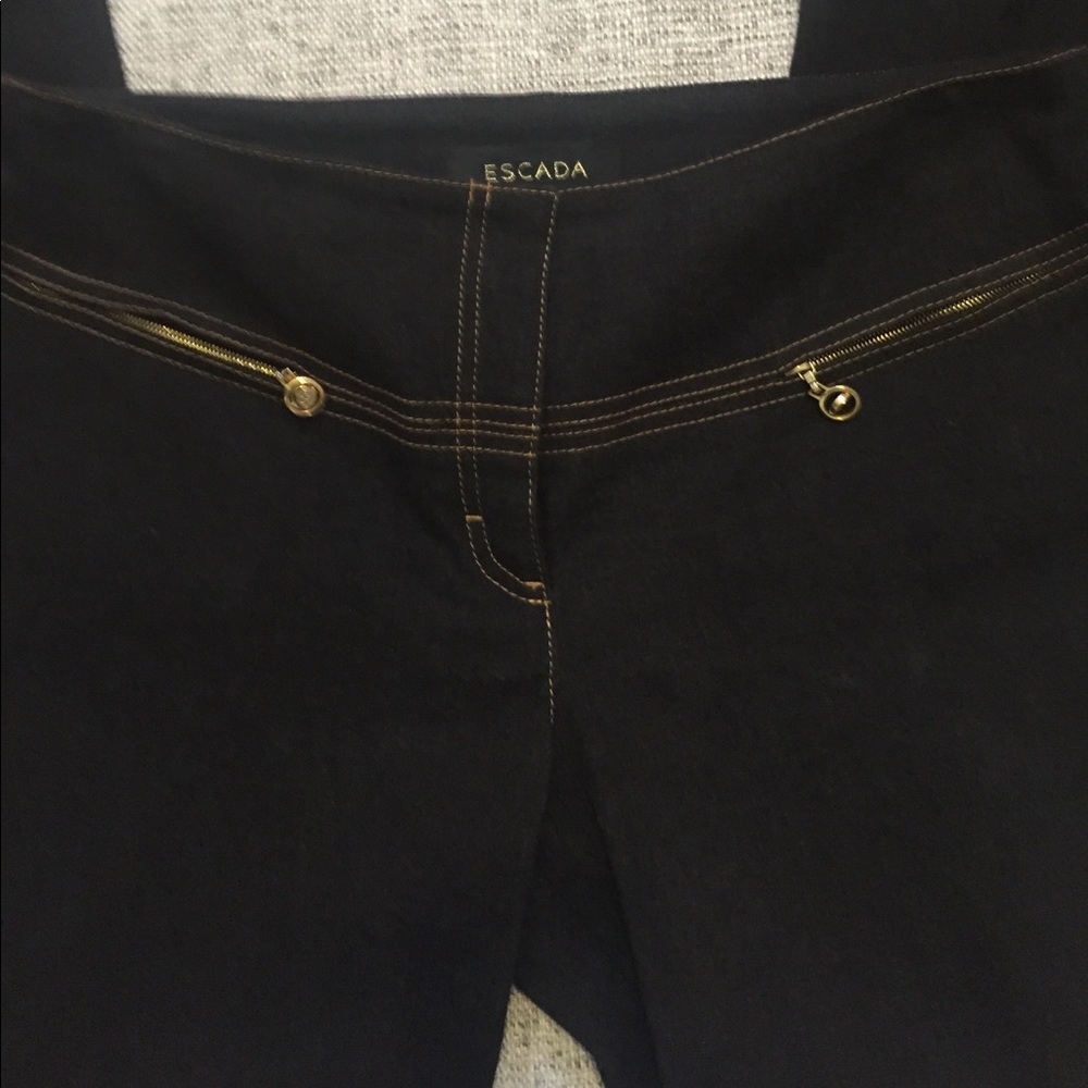 Escada Black Denim Jeans
