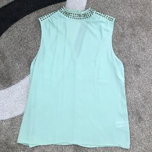 Forever 21 - Studded mock neck blouse