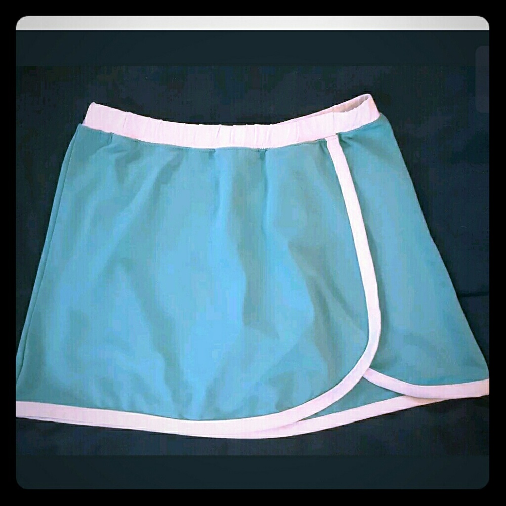 ASPIRE Tennis Skirt Shorts Teal Size Large