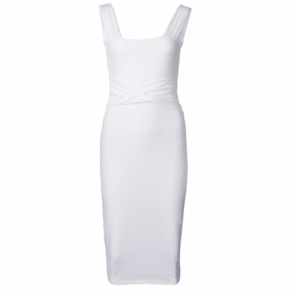 Tank Midi Wrap Around Dress - Picture 5 of 7