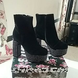 Jeffrey campbell booties size 6.5-7
