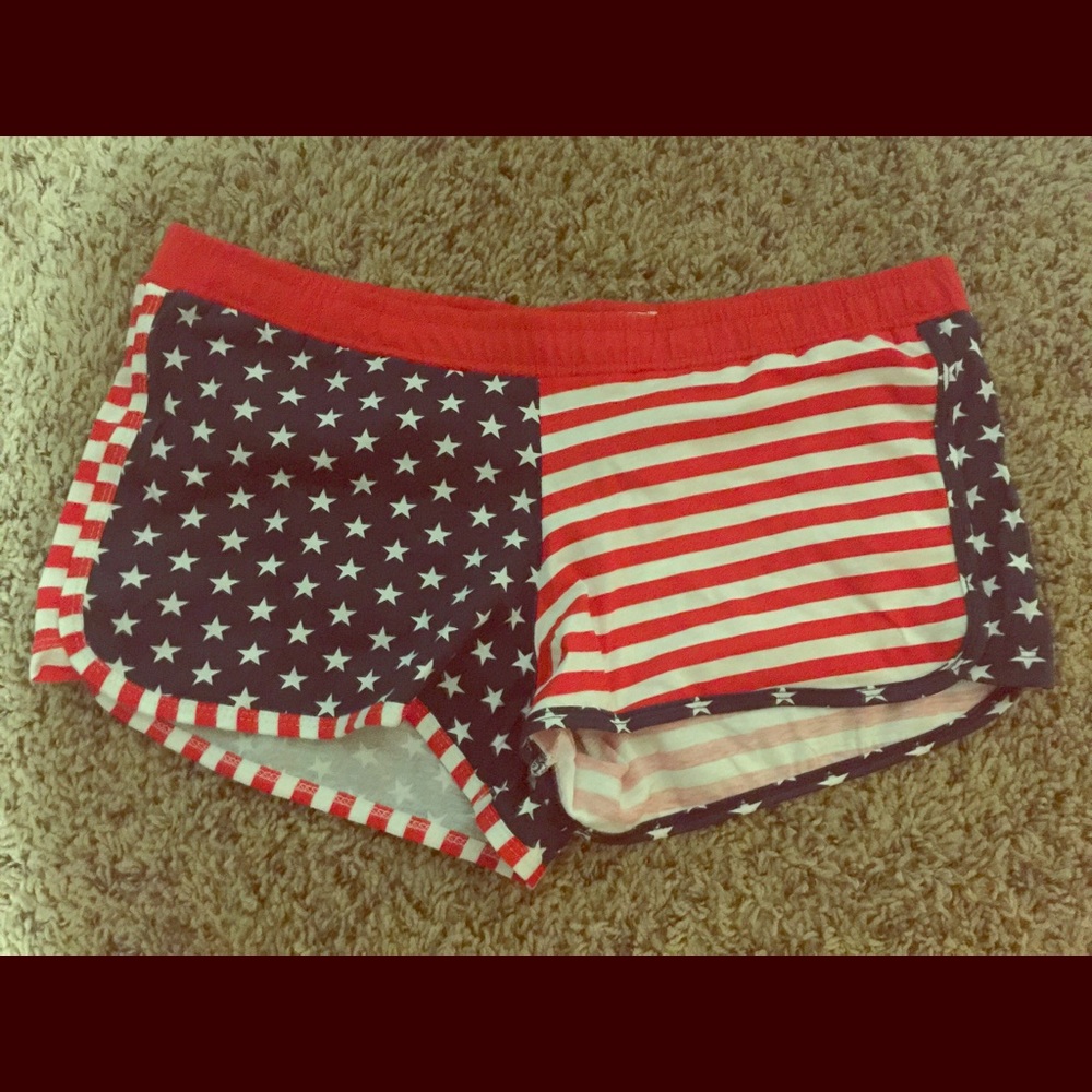 American flag shorts