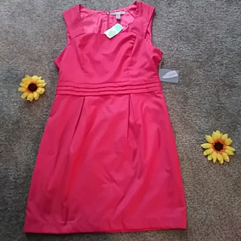 Hot pink dress