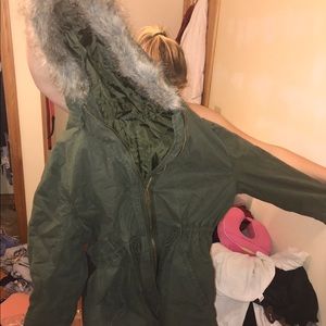 Old Navy Olive Parka