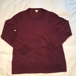 Maroon Sweater - J Crew Factory