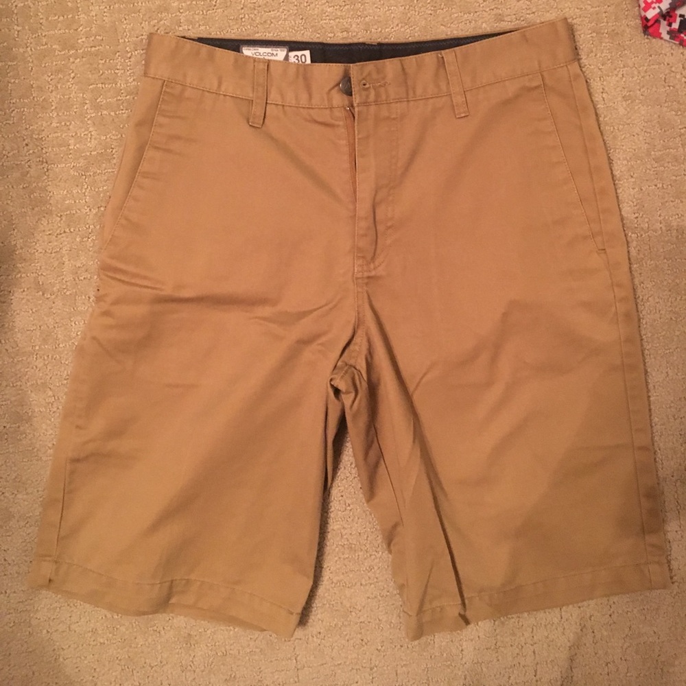 Khaki Volcom Shorts