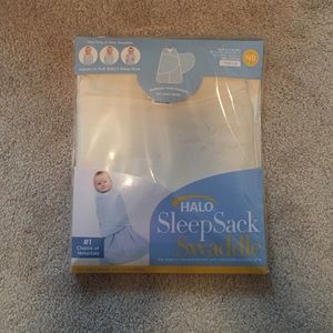 Newborn Halo Sleep Swaddle Sack Cream
