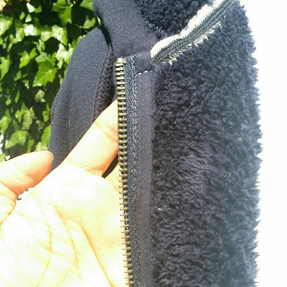 !!SOLD!! Gap Men Arch Logo Sherpa Zip Hoodie NWT - Picture 6 of 8