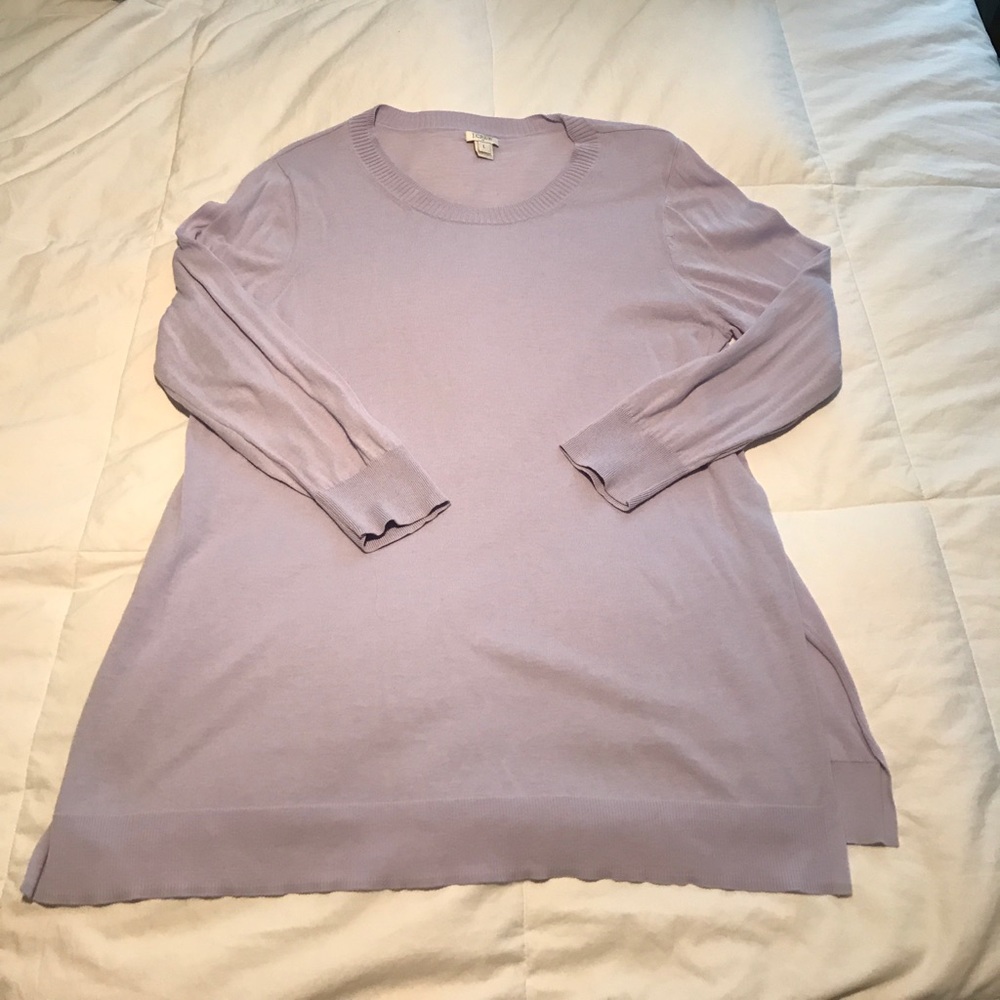 Light Purple Sweater - J Crew Factory