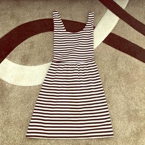 River Island - UK brand cross-back striped dress