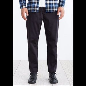 Your Neighbors Pleated Tapered Black Pants