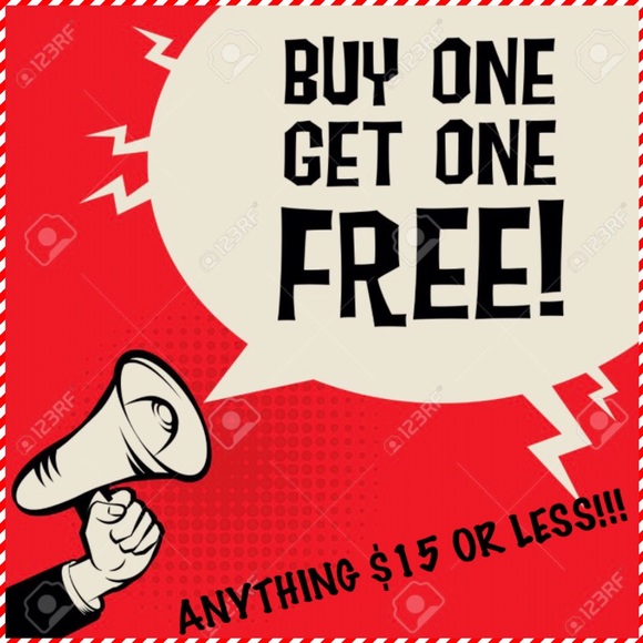 Closet Clean Out! Buy One Get One FREE!