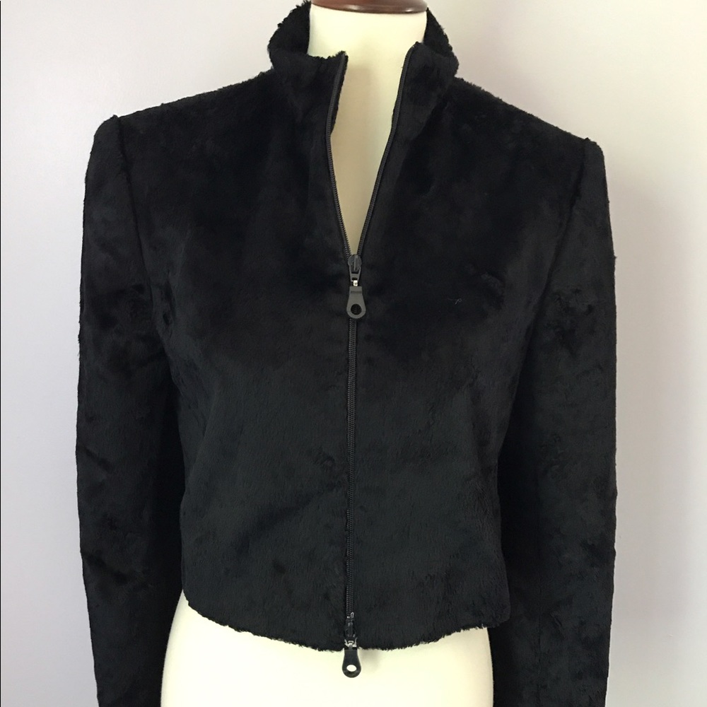 Emil Rutenberg Faux Fur Cropped Jacket