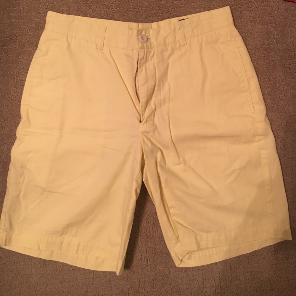 Yellow Vineyard Vines Club Shorts