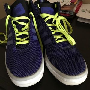 Adidas Purple & Neon High Tops