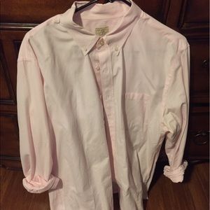 J crew pink oxford Button Down