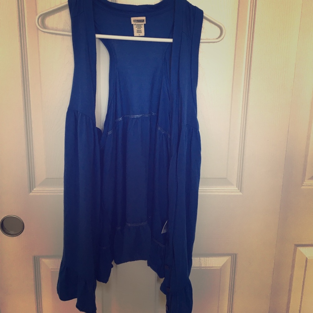 Blue vest