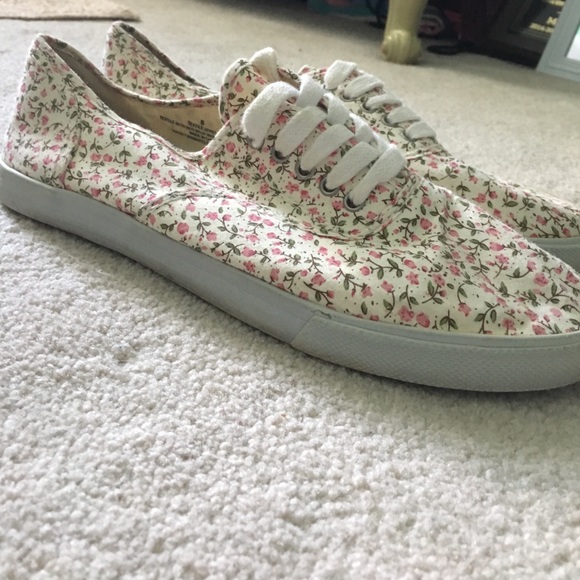Floral Mossimo Supply Co slip ons - Picture 1 of 4