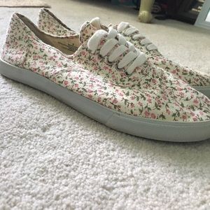 Floral Mossimo Supply Co slip ons