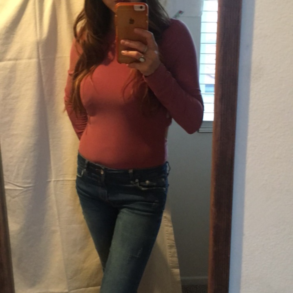 Sale NEW Mauve Berry Long Sleeve Bodysuit - Picture 2 of 8