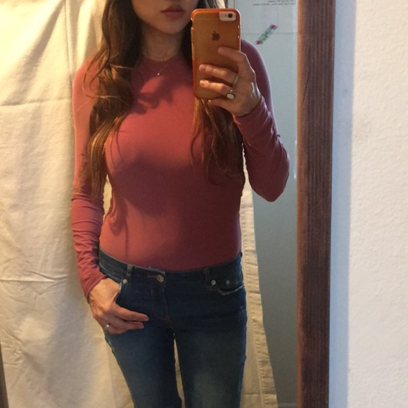 Sale NEW Mauve Berry Long Sleeve Bodysuit - Picture 3 of 8