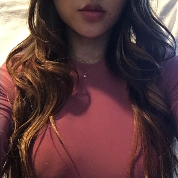 Sale NEW Mauve Berry Long Sleeve Bodysuit - Picture 4 of 8