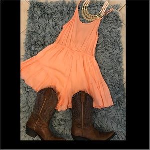Peach romper!