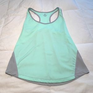 Mint and Grey Athletic Tank Top - Old Navy