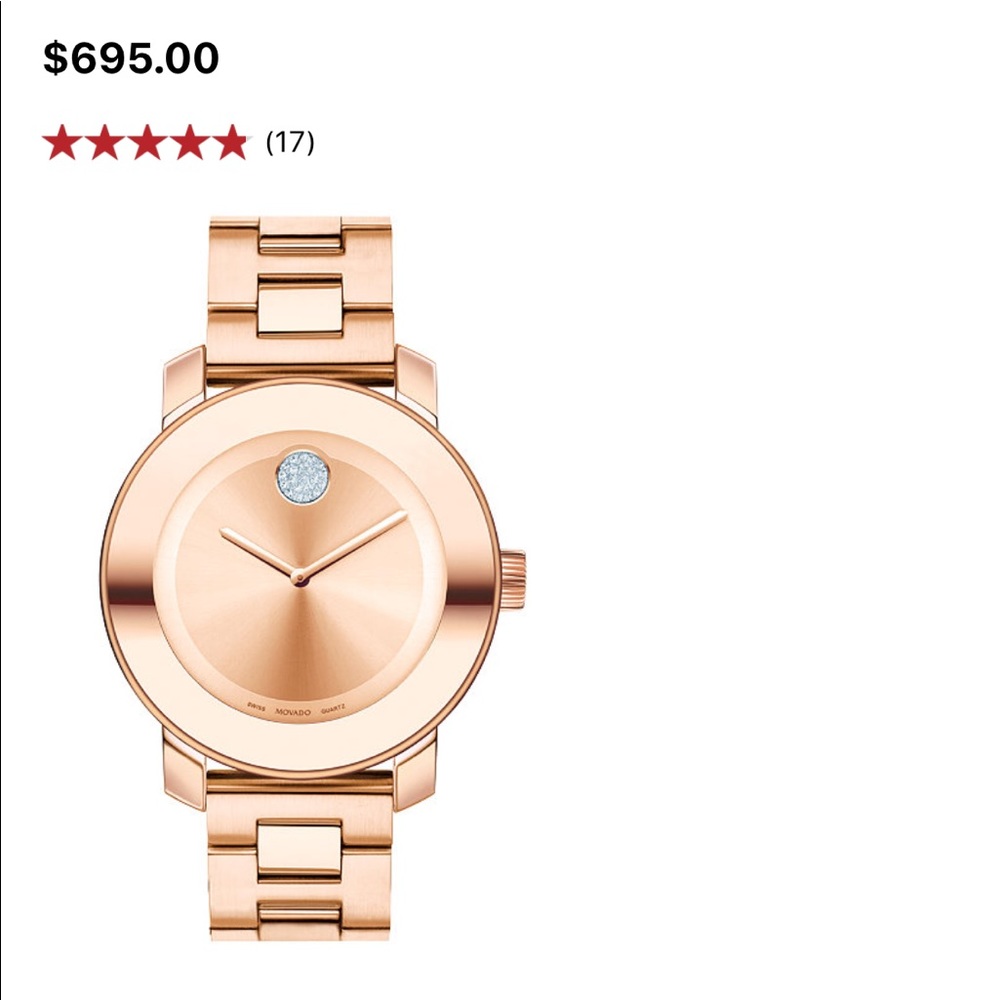 Movaldo Bold Rose Gold 36mm watch - Picture 1 of 5