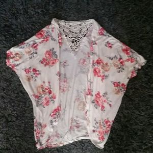 Floral shrug