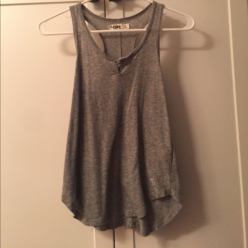 Abercrombie Grey Sweat Tank