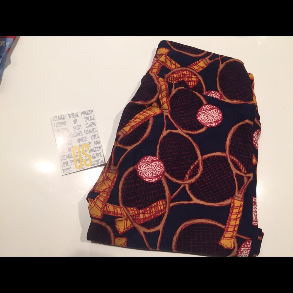 Lularoe OS BNWT Unicorn Tennis leggings