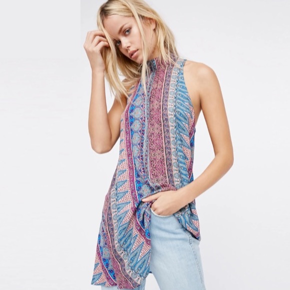 Beaux Slip DRESS Printed Tunic Top 
NEW Paisley - Picture 3 of 6