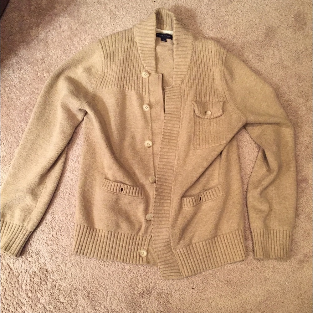 Banana republic zip up Cardigan